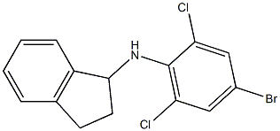 N-(4-bromo-2,6-dichlorophenyl)-2,3-dihydro-1H-inden-1-amine