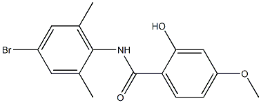 N-(4-bromo-2,6-dimethylphenyl)-2-hydroxy-4-methoxybenzamide Structure