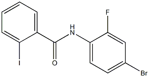 N-(4-bromo-2-fluorophenyl)-2-iodobenzamide Structure