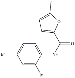  N-(4-bromo-2-fluorophenyl)-5-methylfuran-2-carboxamide