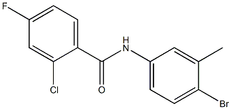  N-(4-bromo-3-methylphenyl)-2-chloro-4-fluorobenzamide