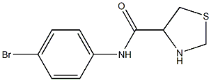 N-(4-bromophenyl)-1,3-thiazolidine-4-carboxamide|