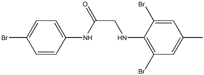 N-(4-bromophenyl)-2-[(2,6-dibromo-4-methylphenyl)amino]acetamide