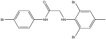 N-(4-bromophenyl)-2-[(2,6-dibromo-4-methylphenyl)amino]acetamide|