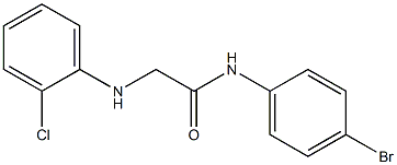 N-(4-bromophenyl)-2-[(2-chlorophenyl)amino]acetamide