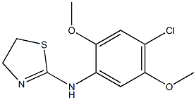 N-(4-chloro-2,5-dimethoxyphenyl)-4,5-dihydro-1,3-thiazol-2-amine Structure