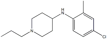 N-(4-chloro-2-methylphenyl)-1-propylpiperidin-4-amine Structure