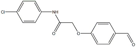 N-(4-chlorophenyl)-2-(4-formylphenoxy)acetamide|