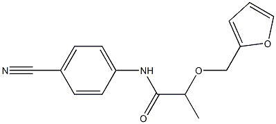 N-(4-cyanophenyl)-2-(furan-2-ylmethoxy)propanamide