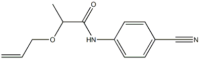 N-(4-cyanophenyl)-2-(prop-2-en-1-yloxy)propanamide