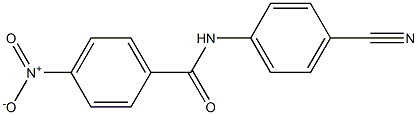 N-(4-cyanophenyl)-4-nitrobenzamide Structure