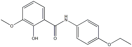 N-(4-ethoxyphenyl)-2-hydroxy-3-methoxybenzamide Structure