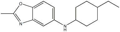 N-(4-ethylcyclohexyl)-2-methyl-1,3-benzoxazol-5-amine Structure