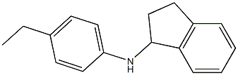 N-(4-ethylphenyl)-2,3-dihydro-1H-inden-1-amine Struktur