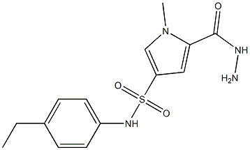  N-(4-ethylphenyl)-5-(hydrazinocarbonyl)-1-methyl-1H-pyrrole-3-sulfonamide