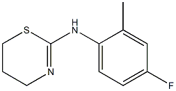 N-(4-fluoro-2-methylphenyl)-5,6-dihydro-4H-1,3-thiazin-2-amine|