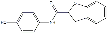 N-(4-hydroxyphenyl)-2,3-dihydro-1-benzofuran-2-carboxamide Structure