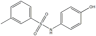 N-(4-hydroxyphenyl)-3-methylbenzene-1-sulfonamide