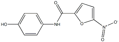 N-(4-hydroxyphenyl)-5-nitrofuran-2-carboxamide,,结构式