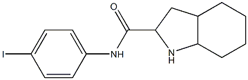 N-(4-iodophenyl)-octahydro-1H-indole-2-carboxamide Structure