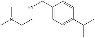 N'-(4-isopropylbenzyl)-N,N-dimethylethane-1,2-diamine 化学構造式