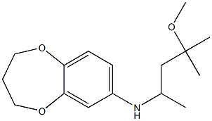 N-(4-methoxy-4-methylpentan-2-yl)-3,4-dihydro-2H-1,5-benzodioxepin-7-amine