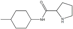 N-(4-methylcyclohexyl)pyrrolidine-2-carboxamide Structure