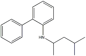N-(4-methylpentan-2-yl)-2-phenylaniline,,结构式