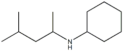 N-(4-methylpentan-2-yl)cyclohexanamine,,结构式