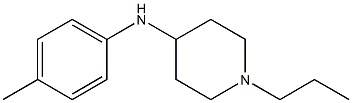 N-(4-methylphenyl)-1-propylpiperidin-4-amine Structure