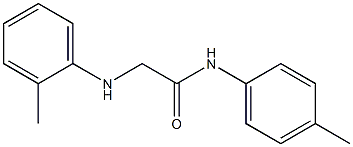N-(4-methylphenyl)-2-[(2-methylphenyl)amino]acetamide,,结构式