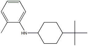 N-(4-tert-butylcyclohexyl)-2-methylaniline 结构式