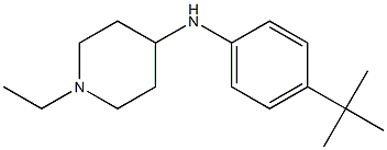 N-(4-tert-butylphenyl)-1-ethylpiperidin-4-amine,,结构式