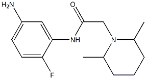 N-(5-amino-2-fluorophenyl)-2-(2,6-dimethylpiperidin-1-yl)acetamide