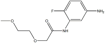 N-(5-amino-2-fluorophenyl)-2-(2-methoxyethoxy)acetamide Structure