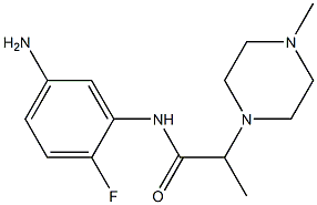 N-(5-amino-2-fluorophenyl)-2-(4-methylpiperazin-1-yl)propanamide