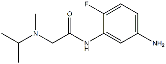 N-(5-amino-2-fluorophenyl)-2-[isopropyl(methyl)amino]acetamide Struktur