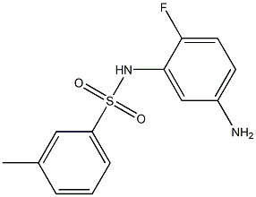 N-(5-amino-2-fluorophenyl)-3-methylbenzenesulfonamide Structure