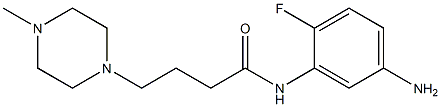 N-(5-amino-2-fluorophenyl)-4-(4-methylpiperazin-1-yl)butanamide Structure