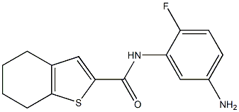 N-(5-amino-2-fluorophenyl)-4,5,6,7-tetrahydro-1-benzothiophene-2-carboxamide