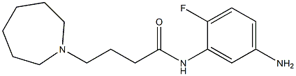  N-(5-amino-2-fluorophenyl)-4-azepan-1-ylbutanamide