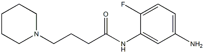 N-(5-amino-2-fluorophenyl)-4-piperidin-1-ylbutanamide|