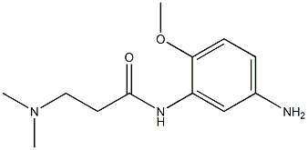 N-(5-amino-2-methoxyphenyl)-3-(dimethylamino)propanamide Structure