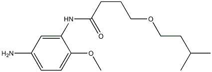 N-(5-amino-2-methoxyphenyl)-4-(3-methylbutoxy)butanamide