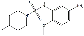 N-(5-amino-2-methoxyphenyl)-4-methylpiperidine-1-sulfonamide