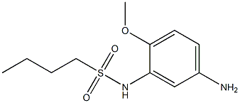 N-(5-amino-2-methoxyphenyl)butane-1-sulfonamide Structure