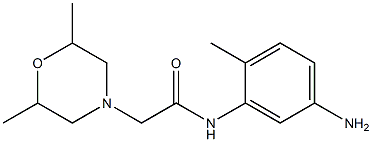 N-(5-amino-2-methylphenyl)-2-(2,6-dimethylmorpholin-4-yl)acetamide