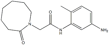 N-(5-amino-2-methylphenyl)-2-(2-oxoazocan-1-yl)acetamide Struktur