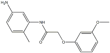 N-(5-amino-2-methylphenyl)-2-(3-methoxyphenoxy)acetamide