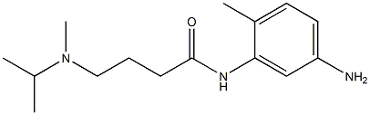 N-(5-amino-2-methylphenyl)-4-[isopropyl(methyl)amino]butanamide,,结构式